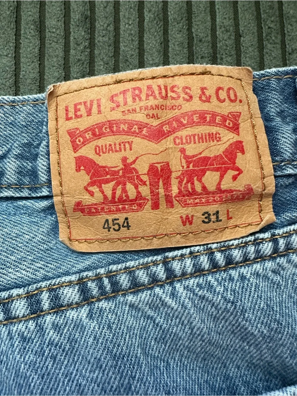 Levi’s denim Jorts light wash